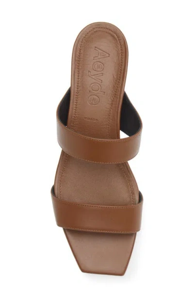 Aeyde Kemi Nappa Leather Tobacco Sandals Tobacco In Brown