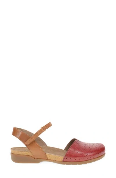 Dansko Rowan Flat In Red