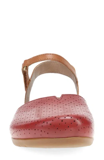 Dansko Rowan Flat In Red