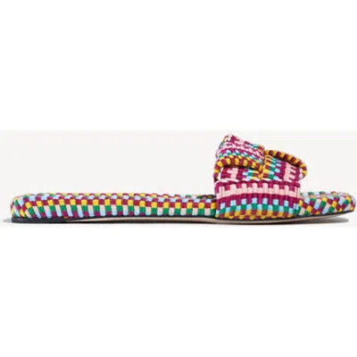 Amambaih Martina Flat Mules In Multi
