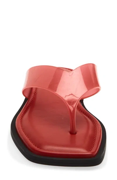 Rag & Bone Gracie Jelly Flat Thong Sandals In Multi
