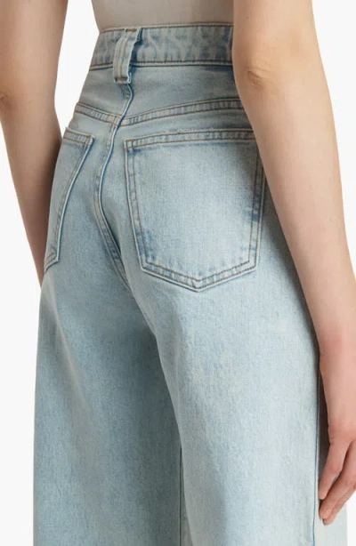 Khaite Callum Mid-rise Straight-leg Jeans In Blue