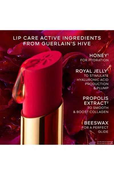Guerlain 837 Deep Iris Kisskiss Honey-infused Intense Lipstick Refill 1.85g In Purple
