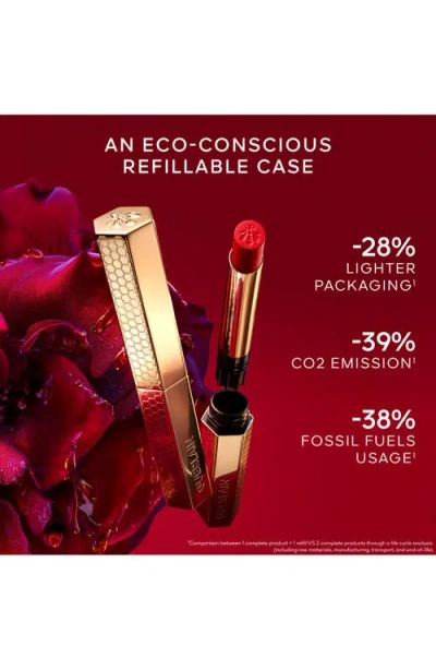 Guerlain 837 Deep Iris Kisskiss Honey-infused Intense Lipstick Refill 1.85g In Purple