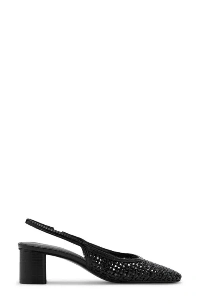 Mango Braided Slingback Pump In Multi