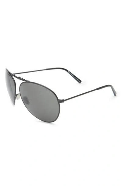 Acne Studios Ator Aviator Sunglasses In Black