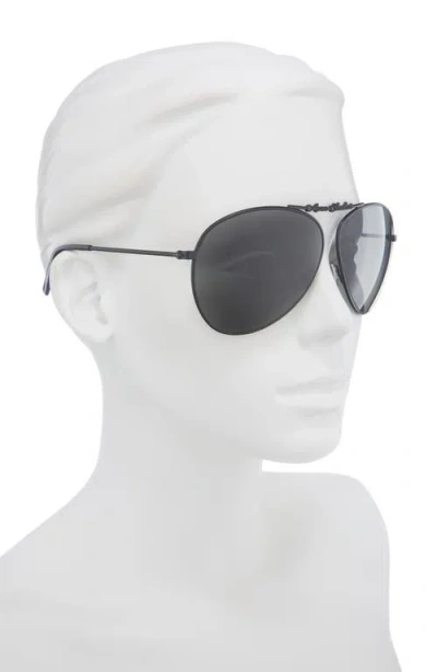 Acne Studios Ator Aviator Sunglasses In Black