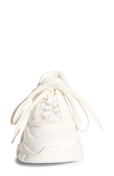 Prada Monolith Athletic Sneaker In White