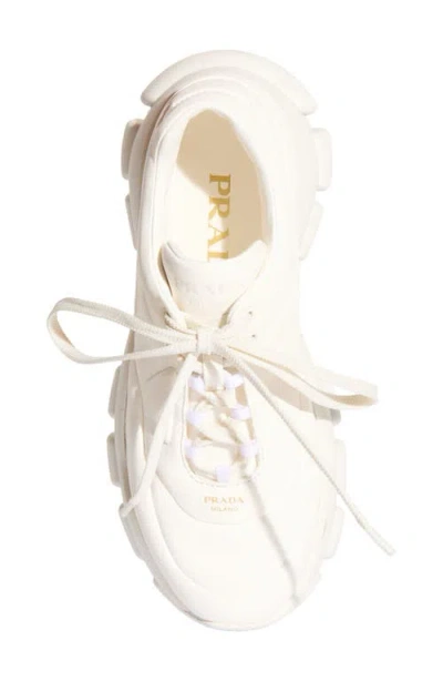 Prada Monolith Athletic Sneaker In White