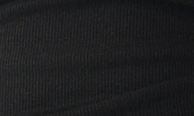 True Religion Crystal Ruched Baby Tee In Black