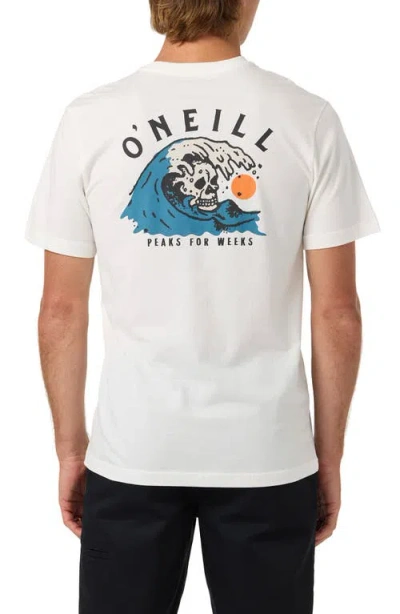O'neill Sesh Classic Graphic T-shirt In White