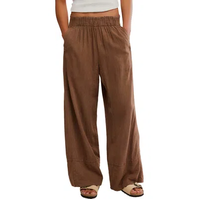 Free People Days End Pull On Pants In Brown