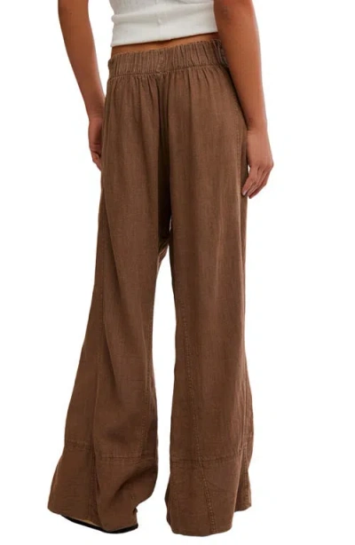 Free People Days End Pull On Pants In Brown
