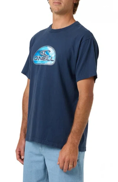 O'neill Reef Break Graphic T-shirt In Blue