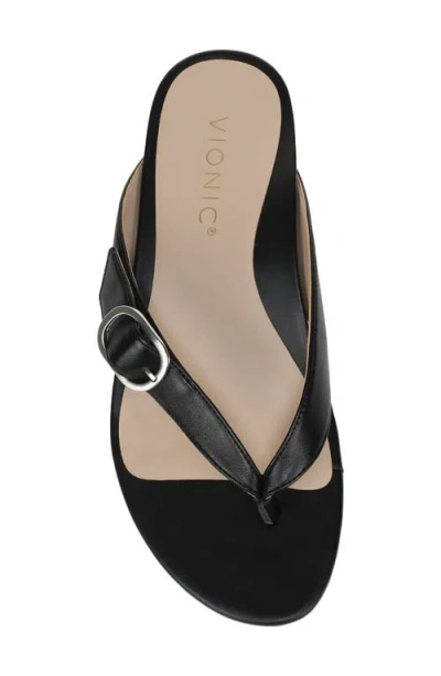 Vionic Ginny Flip Flop In Black
