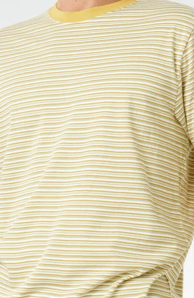 Rip Curl Aots Stripe T-shirt In Brown