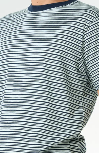 Rip Curl Aots Stripe T-shirt In Blue