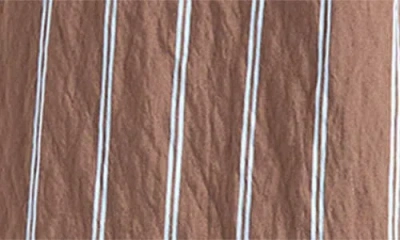 Madewell Stripe Pull-on Pants In Brown