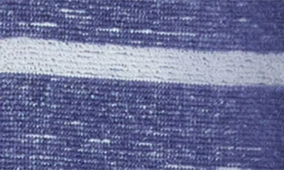 Marine Layer Stripe Beach Terry T-shirt In Blue