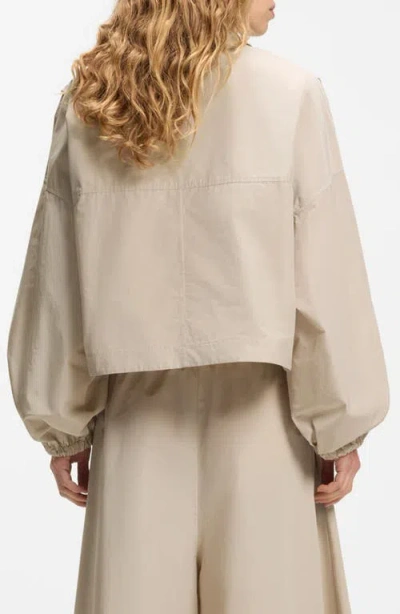 Hugo Boss Boss Batefa Full Sleeve Pullover In Neutral