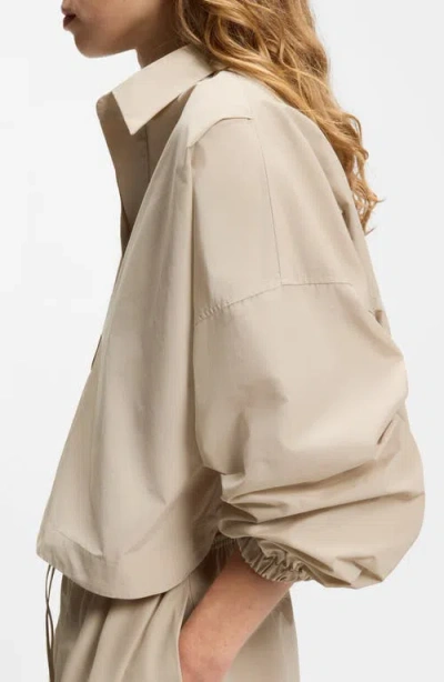 Hugo Boss Boss Batefa Full Sleeve Pullover In Neutral