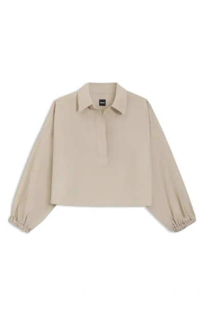 Hugo Boss Boss Batefa Full Sleeve Pullover In Neutral