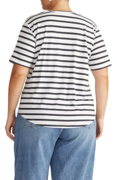 Universal Standard Light As Air V-rex T-shirt In Multi