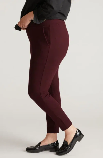 Universal Standard Moro Pull-on Pants In Burgundy