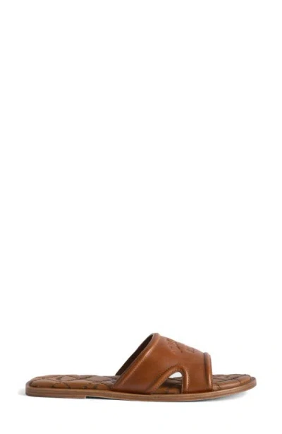 Zadig & Voltaire Beach Monogram Quilted Mule In Brown