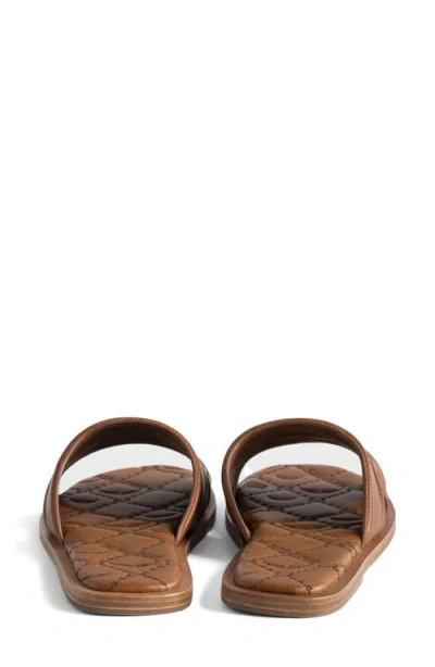 Zadig & Voltaire Beach Monogram Quilted Mule In Brown