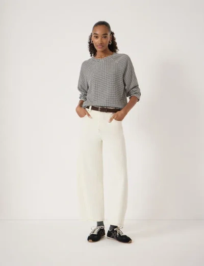 Hush Matilda Gingham Raglan Top In Multi