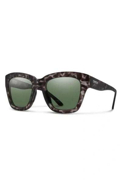 Smith Sway 52mm Chromapop™ Polarized Square Sunglasses In Gray