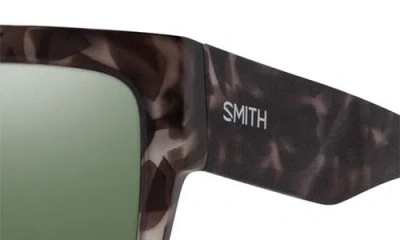 Smith Lineup 58mm Chromapop™ Polarized Rectangular Sunglasses In Green