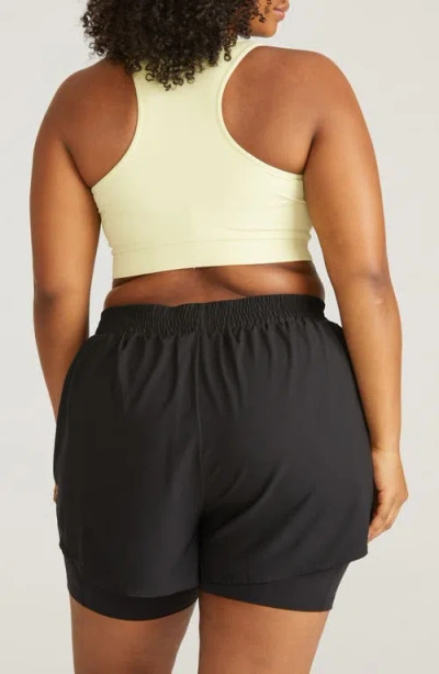 Universal Standard Active Shorts In Black