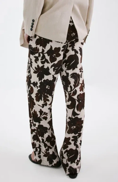 Mango Floral Pants In Multi