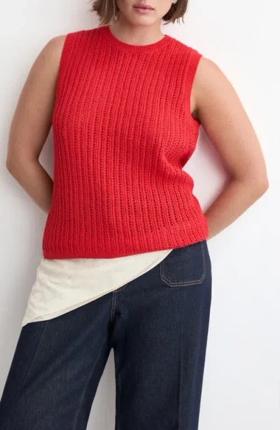 Mango Sito Top In Red