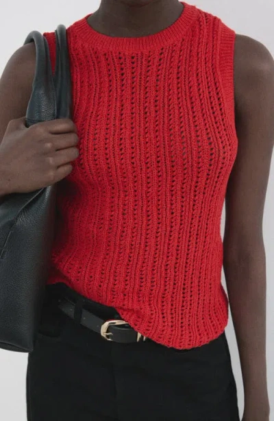 Mango Sito Top In Red