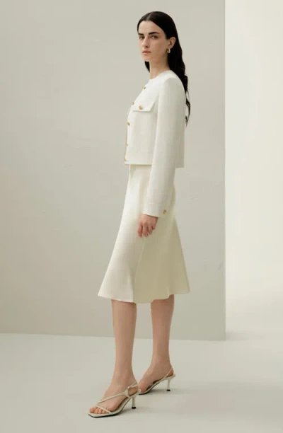 Lilysilk Mara Jacket In White