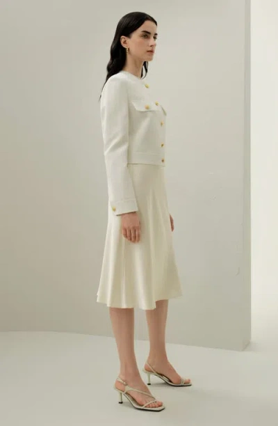 Lilysilk Mara Jacket In White