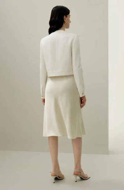 Lilysilk Mara Jacket In White