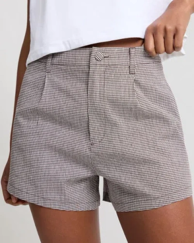 Onia Linen Stretch Short In Multi