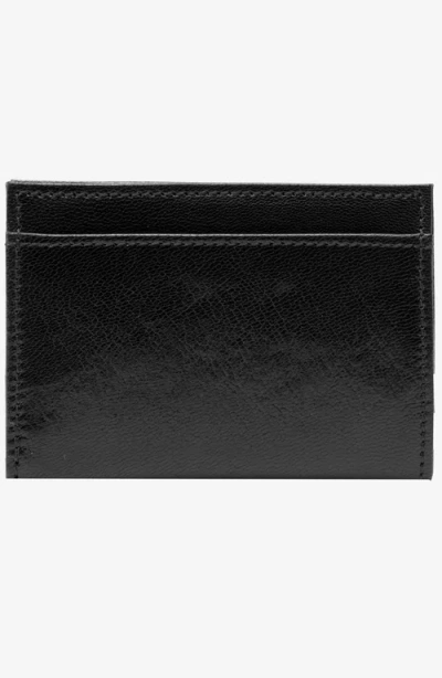 Tusk Leonardo Folded Card Case Wallet In Black
