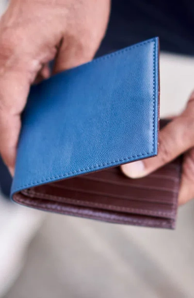 Tusk Leonardo Billfold In Blue