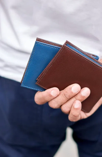 Tusk Leonardo Billfold In Blue