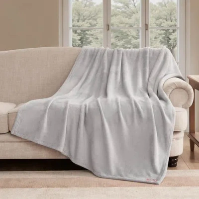 Hunter Coco Flannel Throw Blanket In Gray