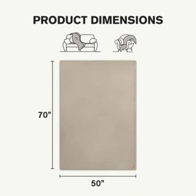 Hunter Coco Flannel Throw Blanket In Brown