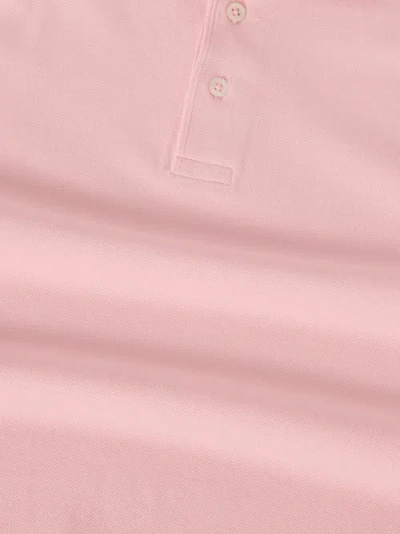 Robert Talbott Walker Short Sleeve Polo In Pink