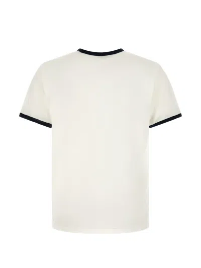 Second / Layer Second Layer Flick Spark Inhale Cotton Ringer T-shirt In White