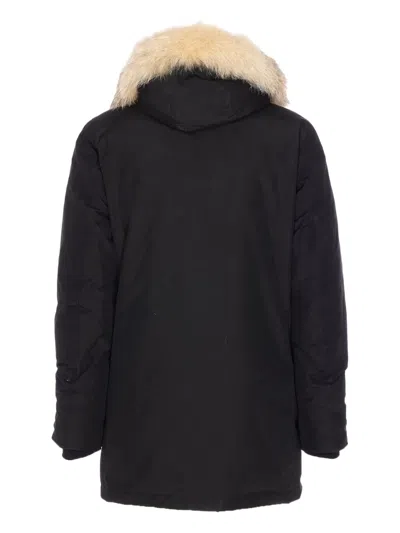 Woolrich Coats Black In Black
