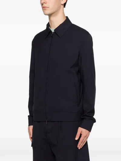 Manuel Ritz Zip-up Jacket In Black
